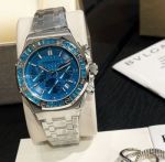 Audemars Piguet Lady 37mm Japan Quartz Movement Blue Dial Watch